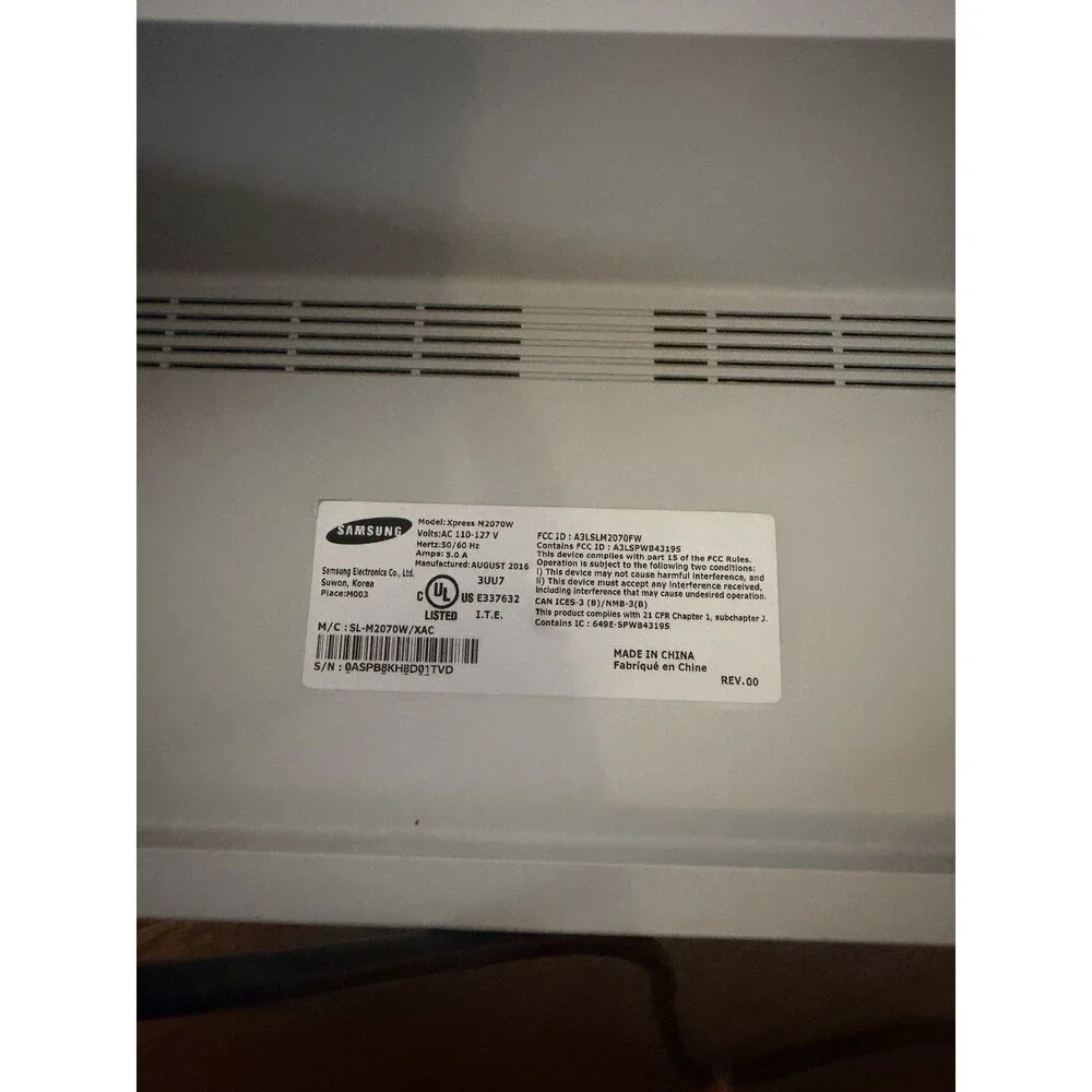 Samsung Xpress M2070W Printer Monochrome Laser Copier Wireless Tested : PC 3380